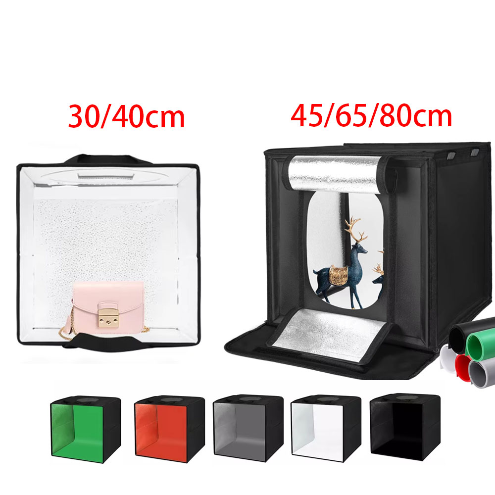 Photography Lighting Kits - 30/40/45 65 80cm Photography Tent Photo