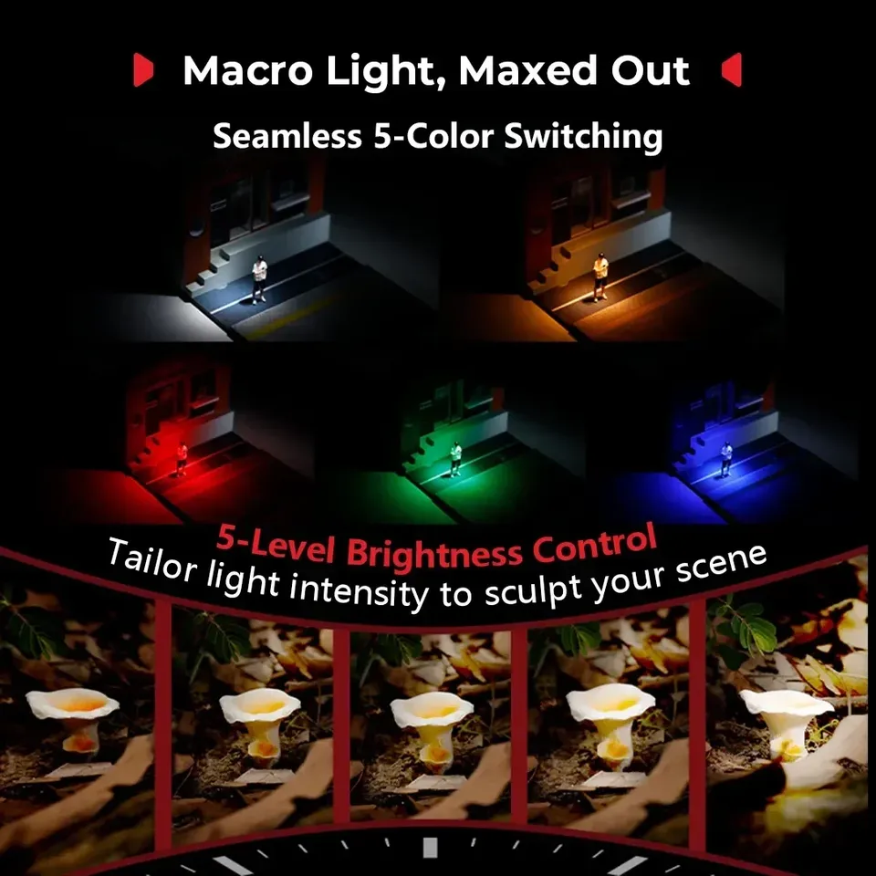 For Smallrig RM-03 3W LED Macr - Photography Lighting Angles ulasan dan harga