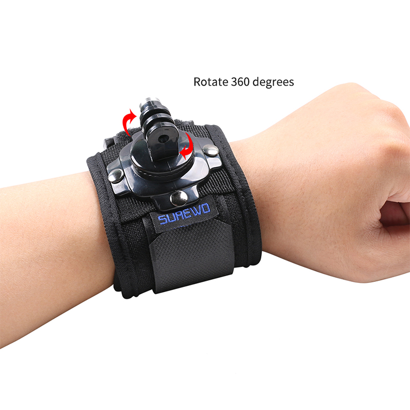 SUREWO Wrist Strap Mount Compa - Gopro Action Camera Hero 13 Black ulasan dan harga