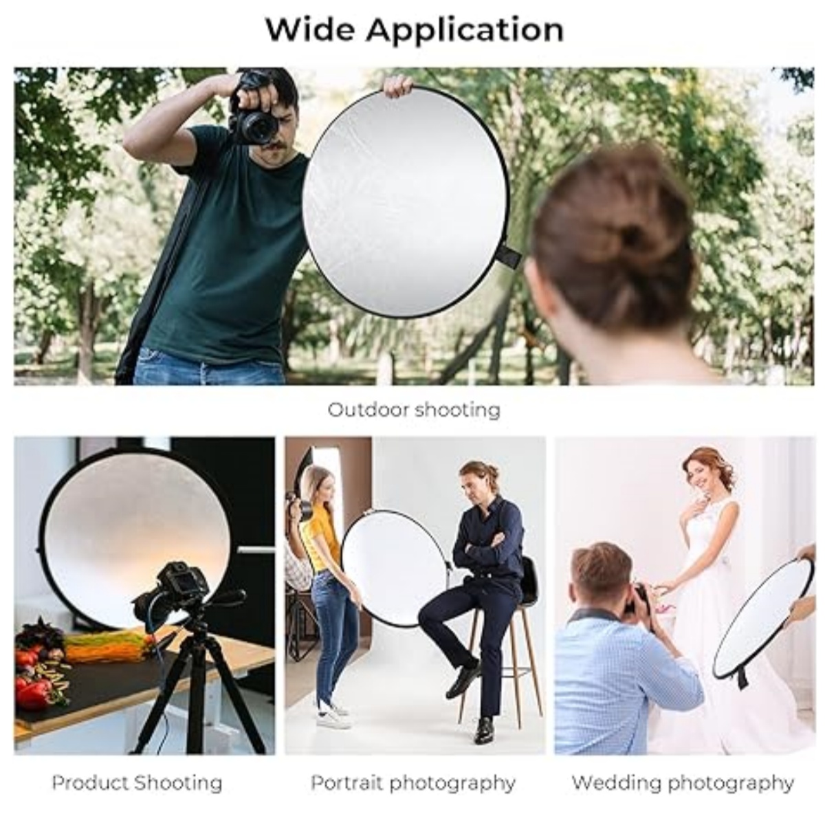 HUANYINGBJB Portable 5 in 1 Ph - Photography Lighting Reflectors ulasan dan harga