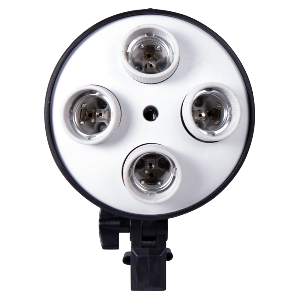 E27 Base Four Lamp Holder  Lig - Photography Lighting Kits ulasan dan harga