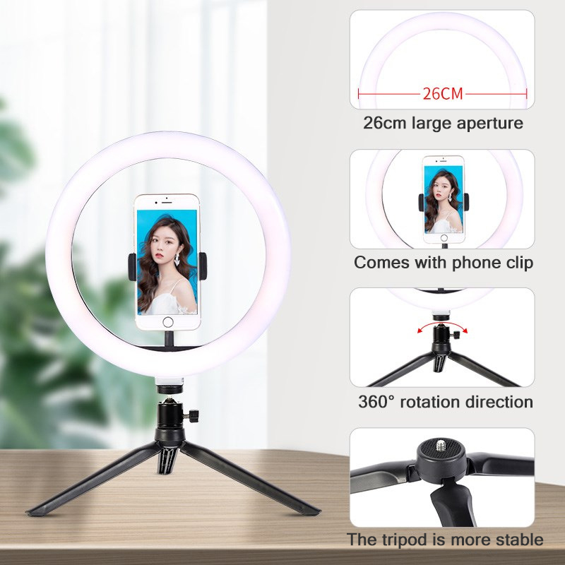 26cm 10 inch Led Ring Selfie L - Photography Lighting Kits ulasan dan harga
