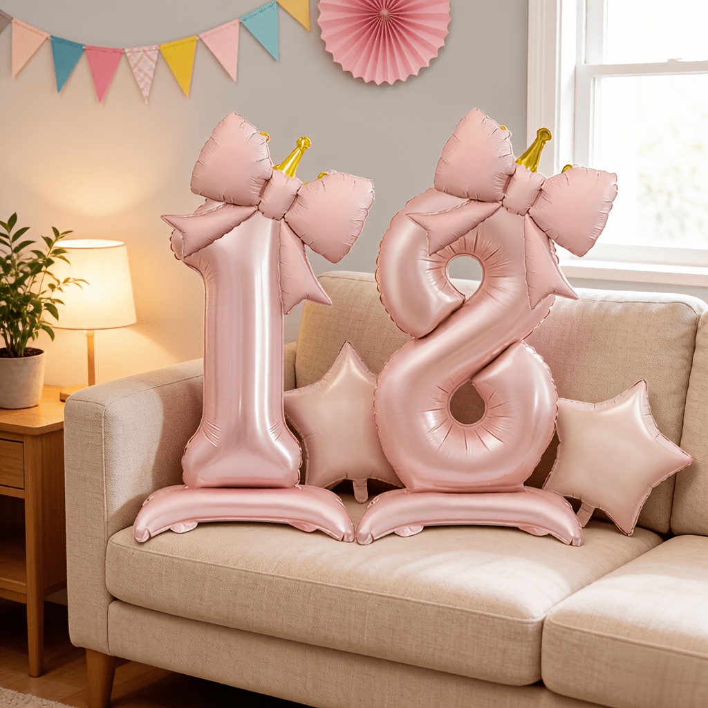 Light Luxury Pink 3D Balloons  - Photography Lighting Kits ulasan dan harga