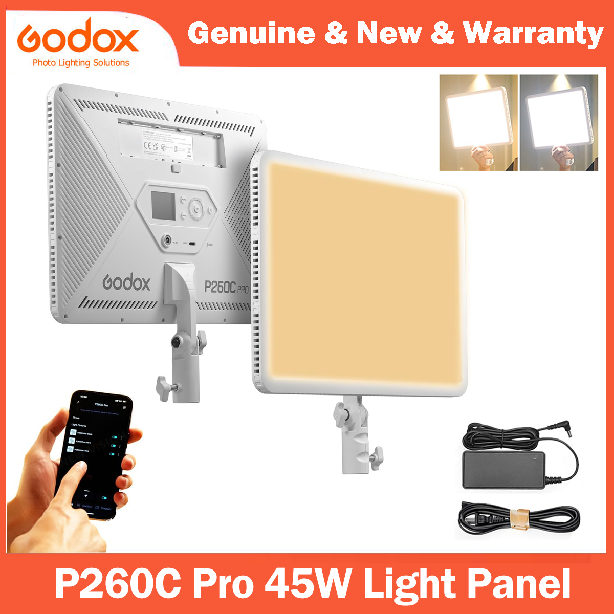 Godox P260C Pro LED Video Ligh - Photography Lighting For Products ulasan dan harga