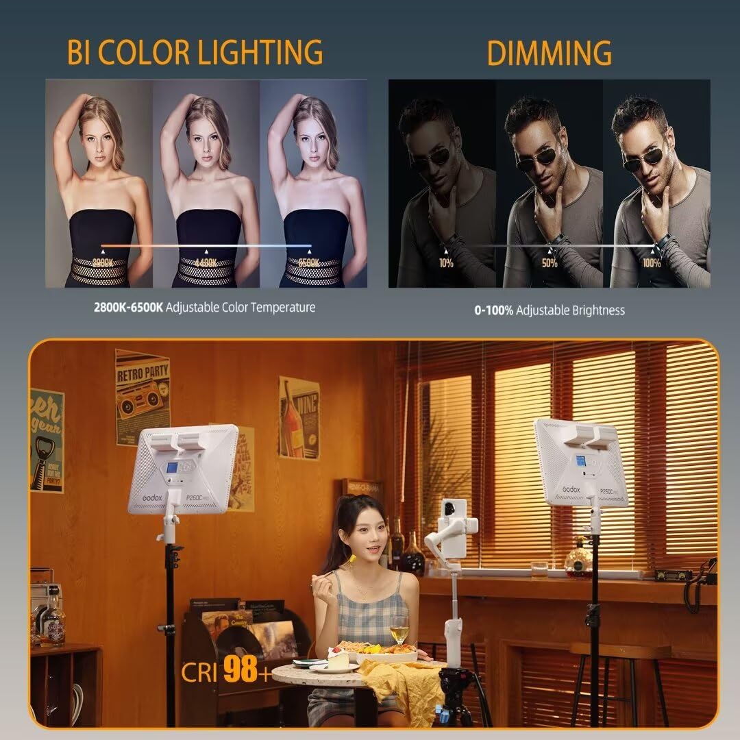 Godox P260C Pro LED Video Ligh - Photography Lighting For Products ulasan dan harga