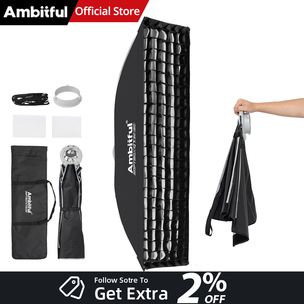 AMBITFUL Q7-II 30*120cm Bowens - Photography Lighting For Products ulasan dan harga