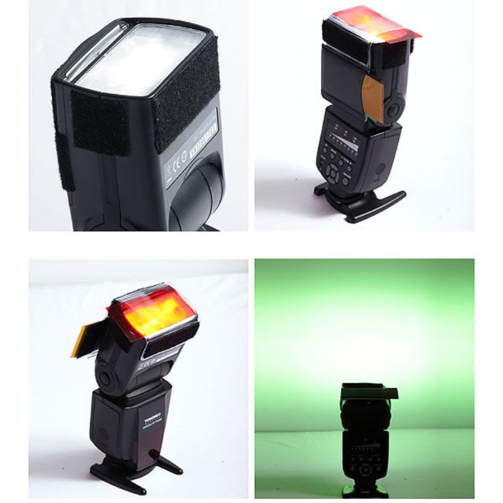 12 Colors Camera Flash Gels Li - Photography Lighting Kits ulasan dan harga