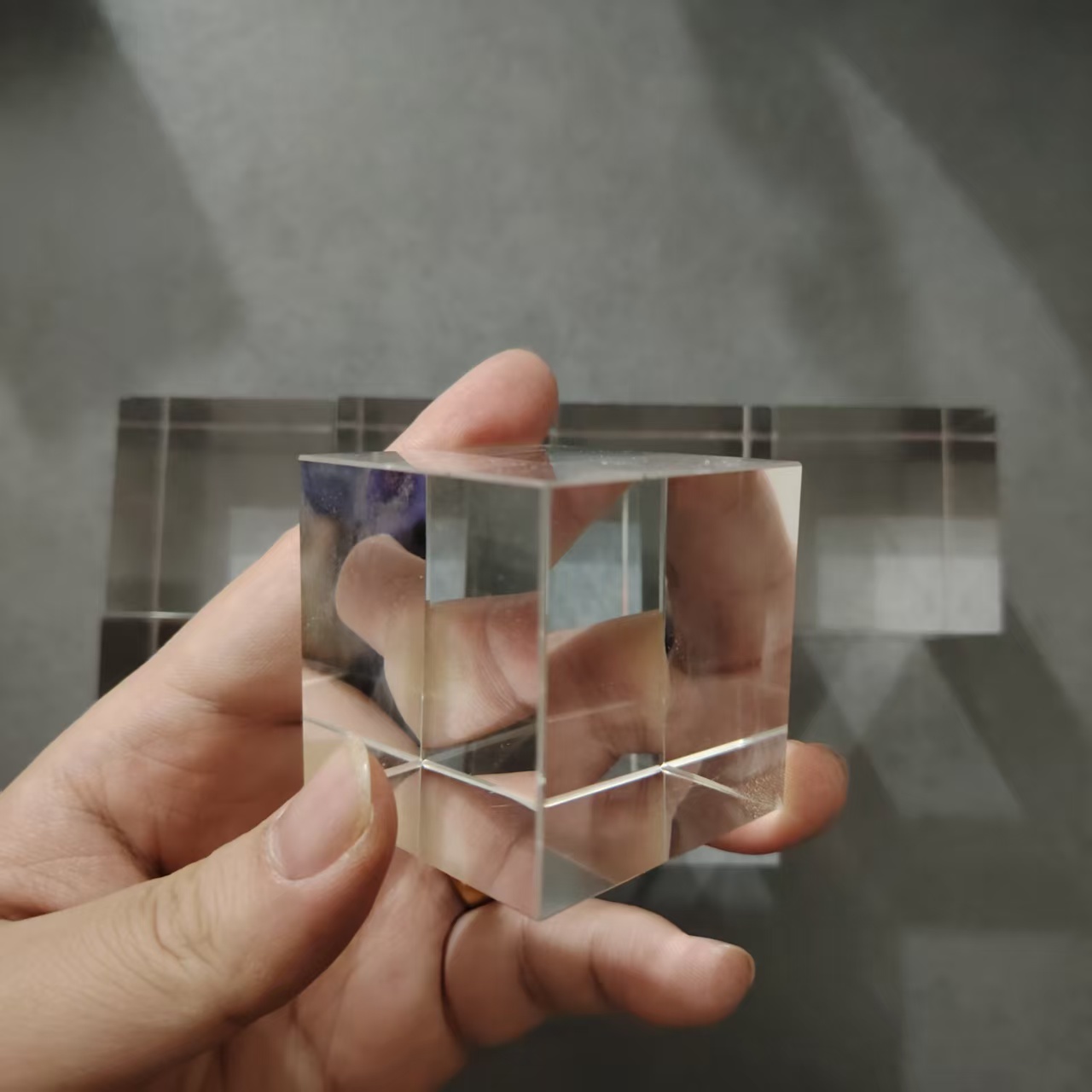 2 Pcs K9 Glass Cube Prism Righ - Photography Lighting Angles ulasan dan harga