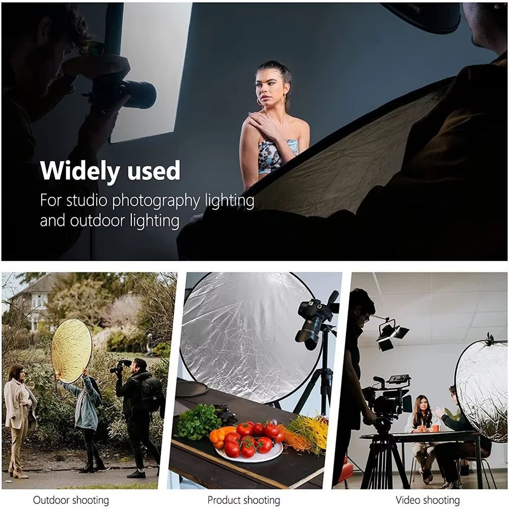 Portable 5 in 1 Collapsible Ph - Photography Lighting Reflectors ulasan dan harga