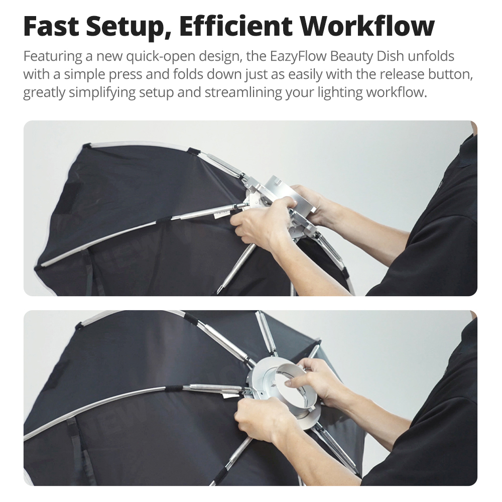 New Godox EazyFlow Beauty Dish - Photography Lighting For Products ulasan dan harga