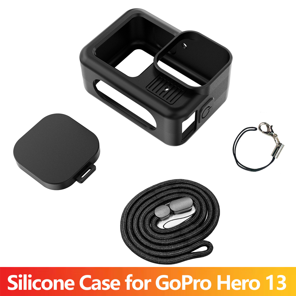 Silicone Protective Case Lens  - Gopro Action Camera Hero 13 Black ulasan dan harga