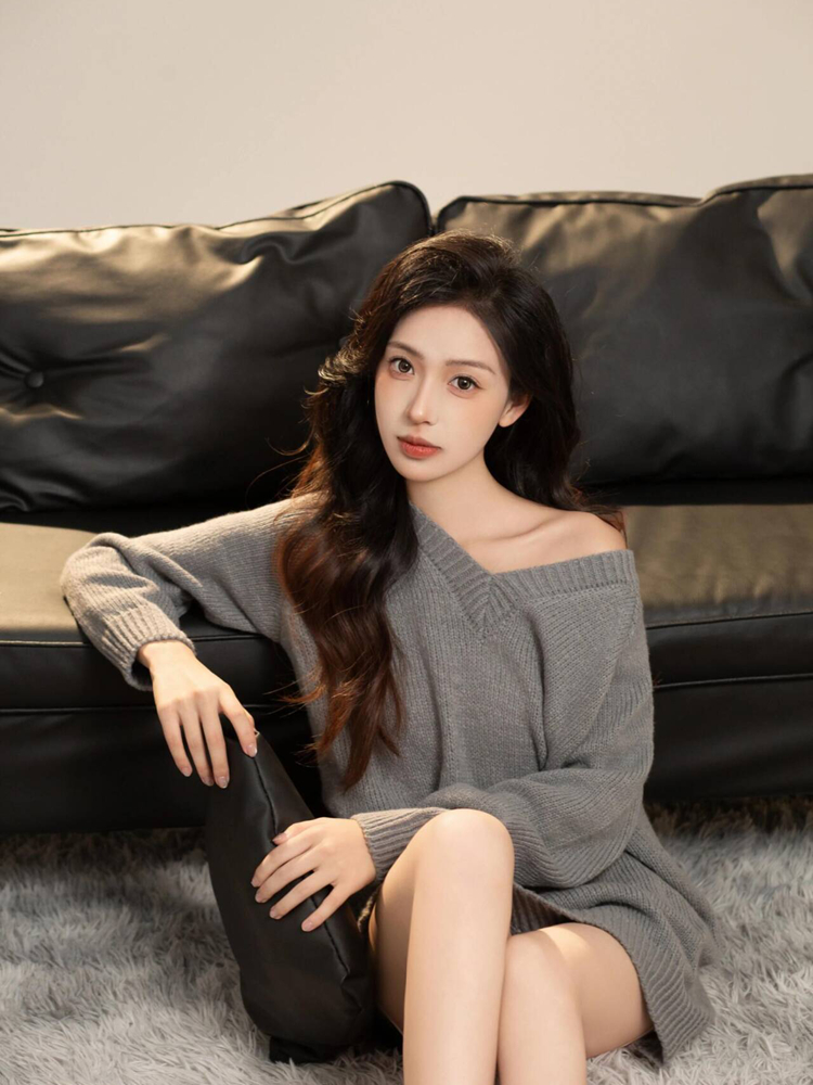 Gray Sweater Lazy Style Home G - Photography Lighting For Clothing ulasan dan harga