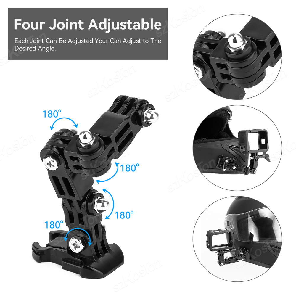 Motorcycle Helmet Chin Mount K - Gopro Action Camera Hero 13 Black ulasan dan harga